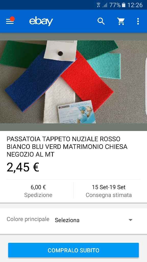 Passatoia bianca! - 1