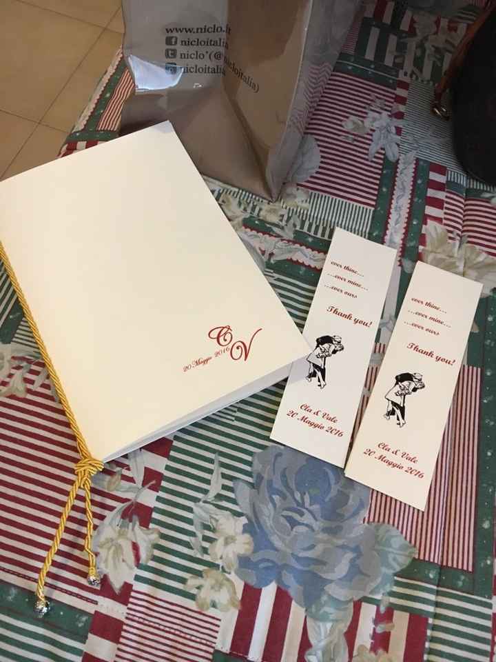 Libretto e segnaposto - 1