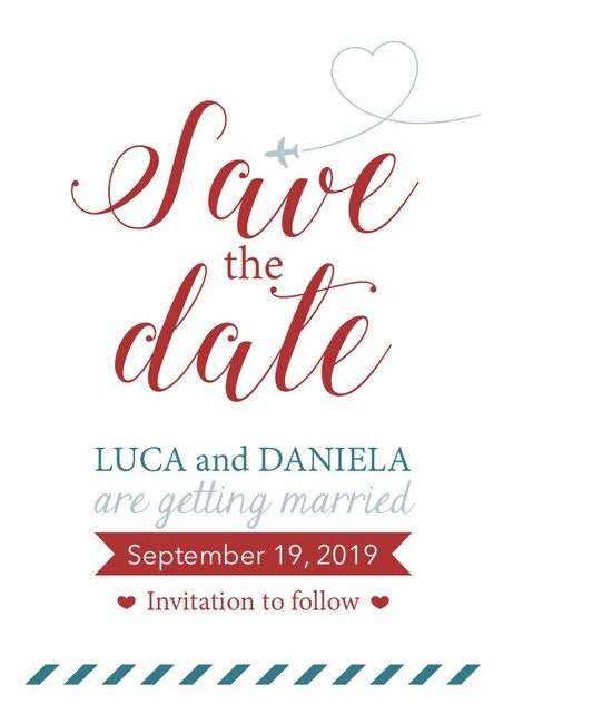 save the date - 1