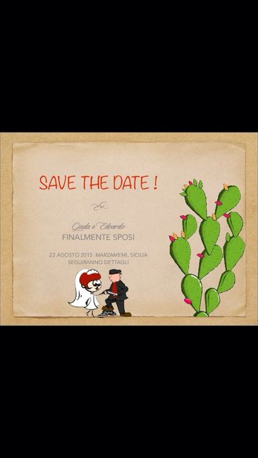 Il nostro Save the date