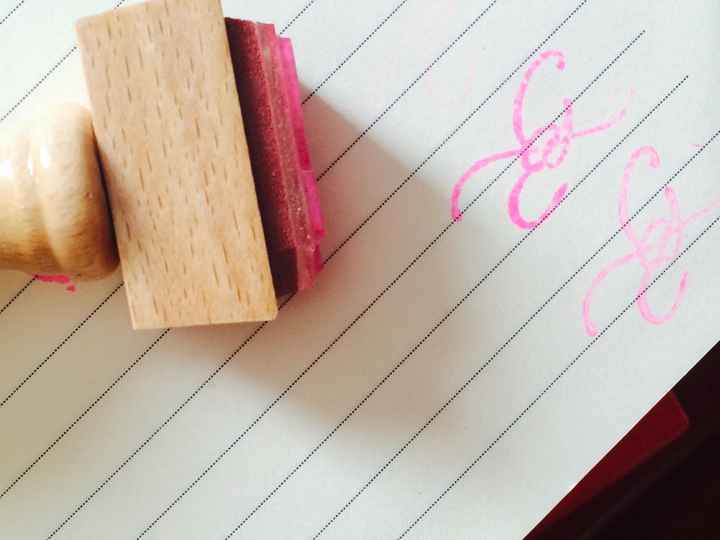 Timbro personalizzato con iniziali - 1