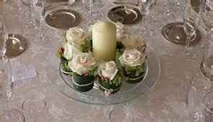 centrotavola candele e fiori