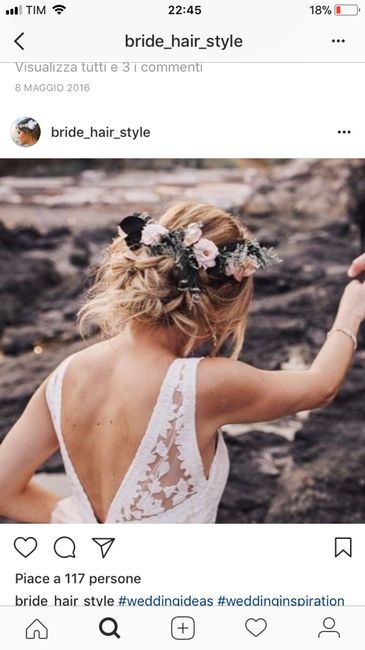 Coroncina fiori capelli - 1