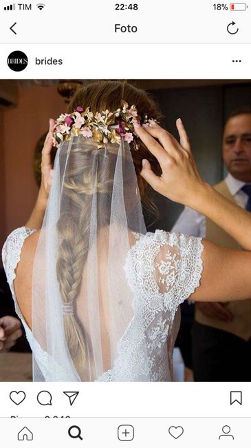 Coroncina fiori capelli - 2