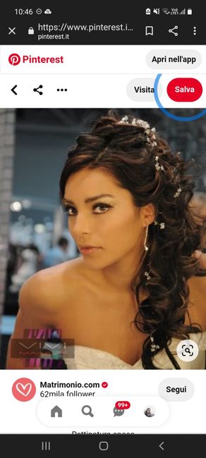 Acconciatura per spose riccie 4