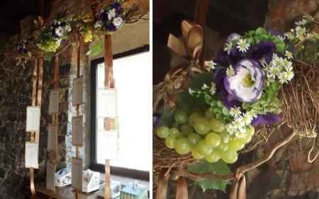 dettaglio composizione tema vino