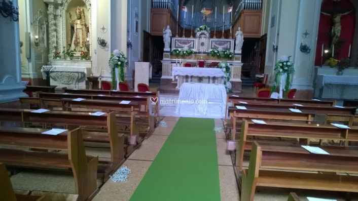 Tappeto verde navata 2