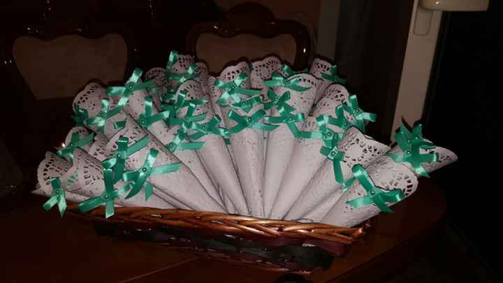 Coni porta confetti fidanzamento - 1