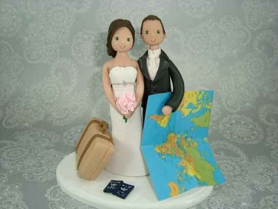Idee cake topper tema viaggio - 2