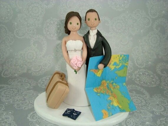 Idee cake topper tema viaggio - 2