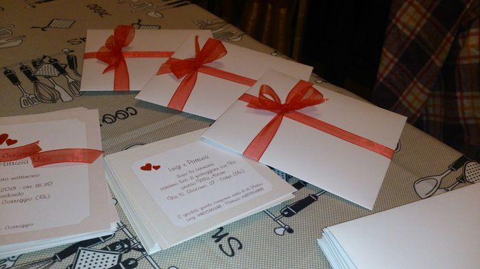 Preparando le partecipazioni  - 1