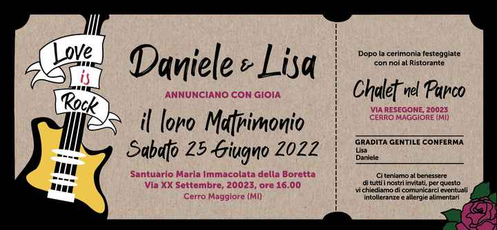 Uscite le partecipazioni!! - 1