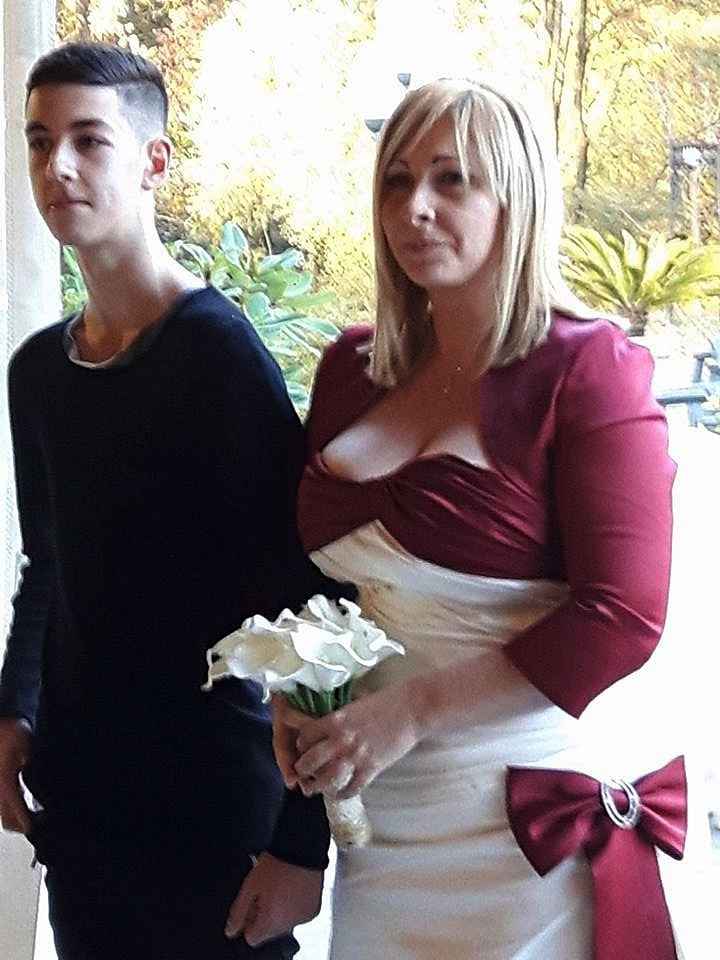 verso l'altare con mio figlio