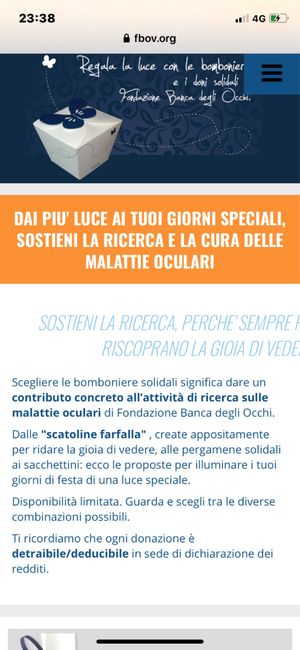 Bomboniere solidali Milano 1