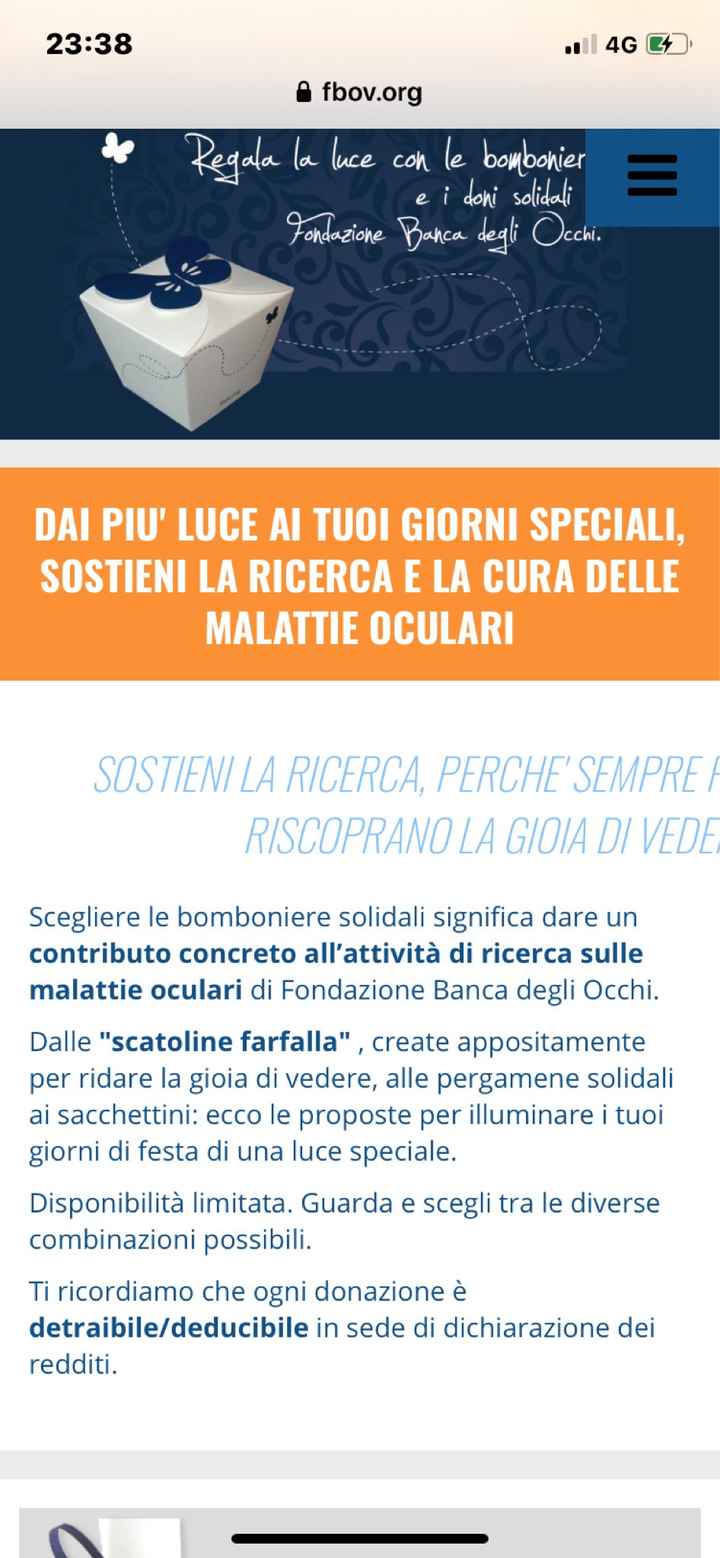 Bomboniere solidali Milano - 1