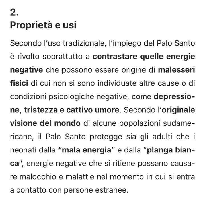 Per chi ama le cose naturali: il palo santo - 14