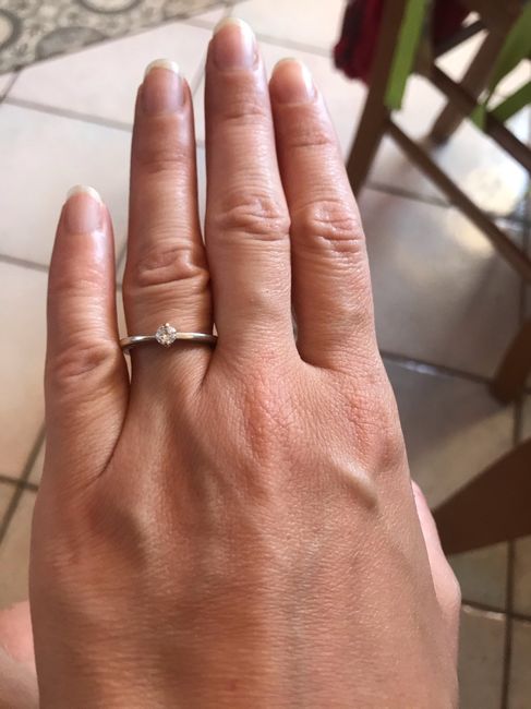 E ora mostraci una foto del tuo anello di fidanzamento! 21