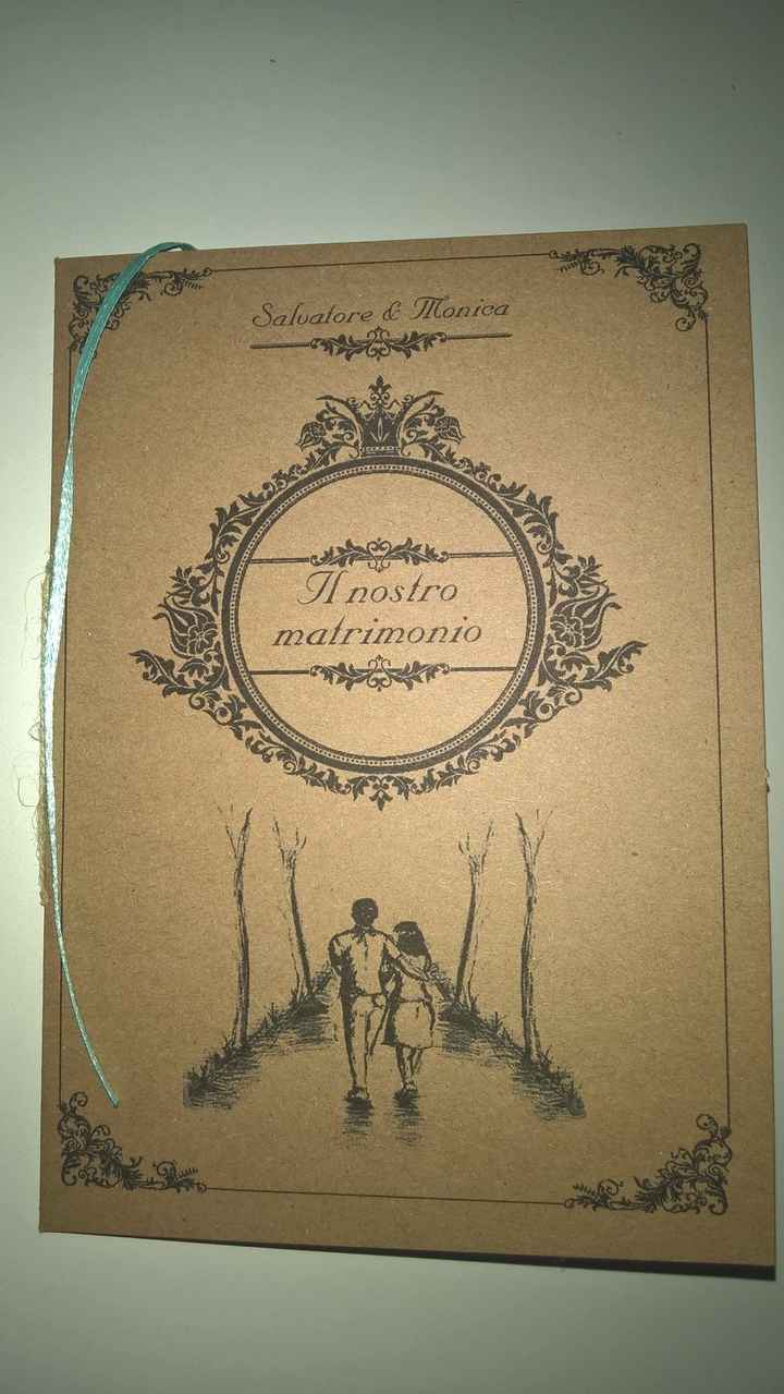 copertina partecipazione fai da me :D tema libro/shabny