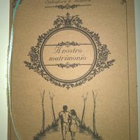 copertina partecipazione fai da me :D tema libro/shabny