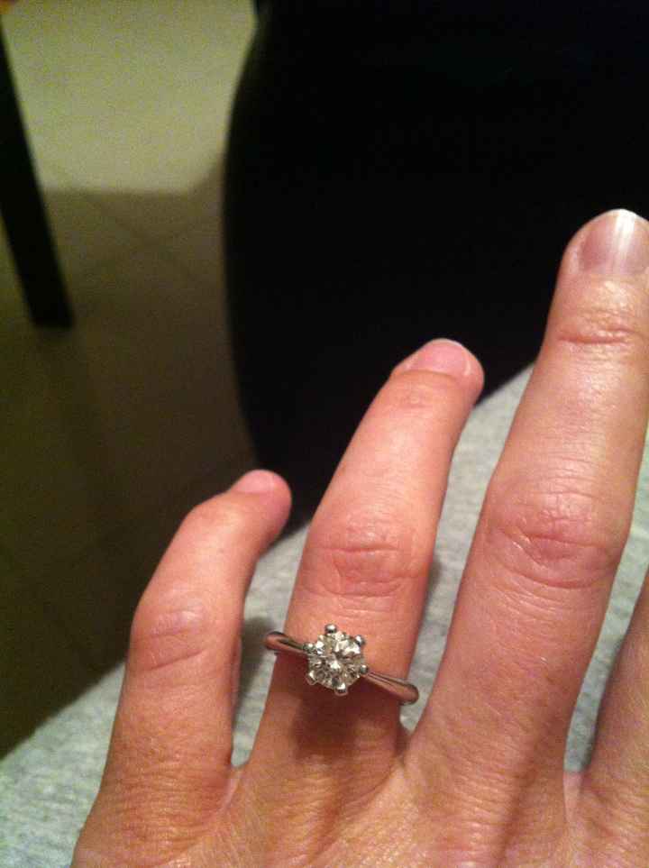 il  mio fantastico anello di fidanzamento