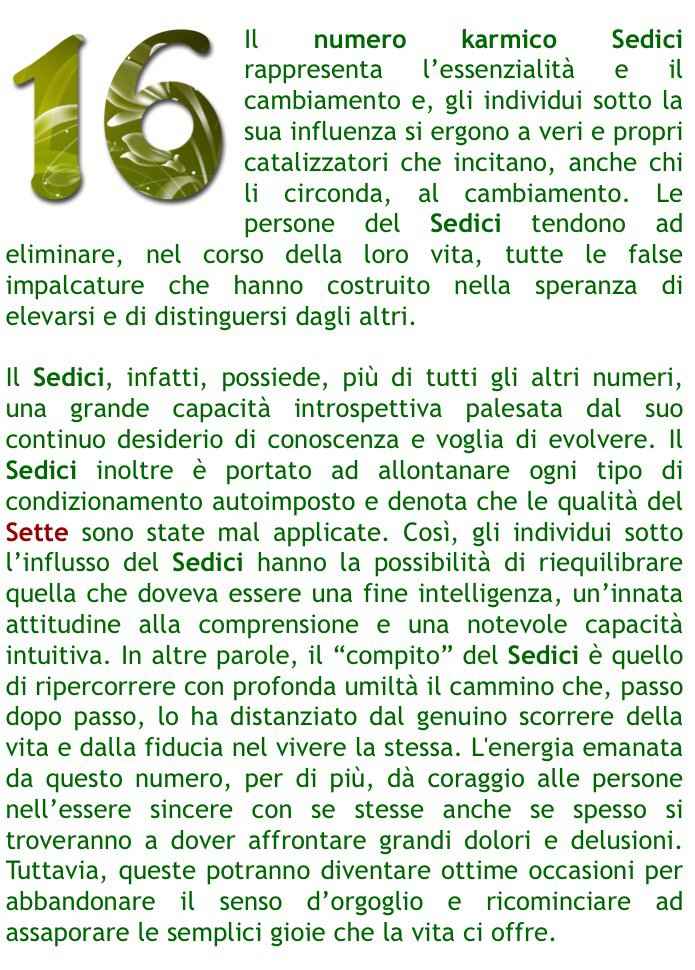 Significato dei numeri - 1