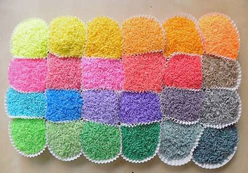 Riso colorato