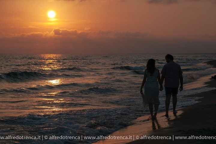 Tramonto sul mare