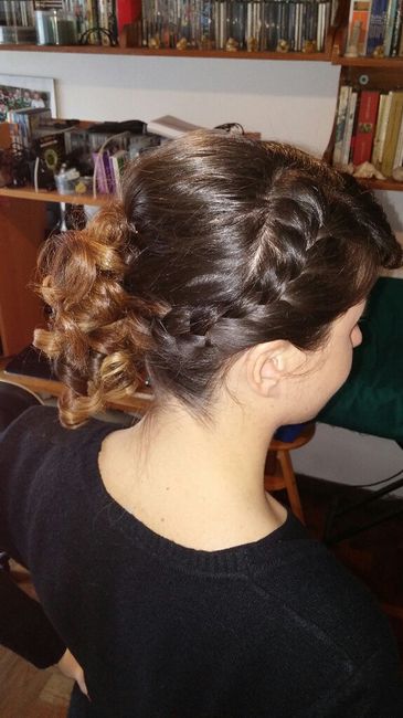 Prima prova acconciatura!!!😊 - 2