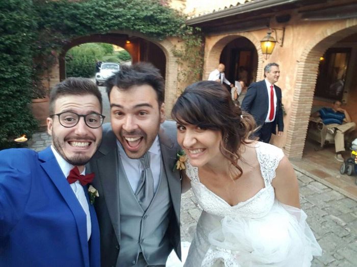 Selfie con mio fratello