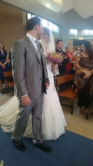 Io e Dani entrando in chiesa