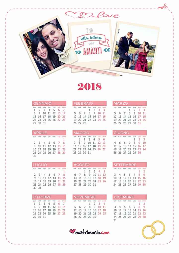 Ecco il mio calendario!! - 1