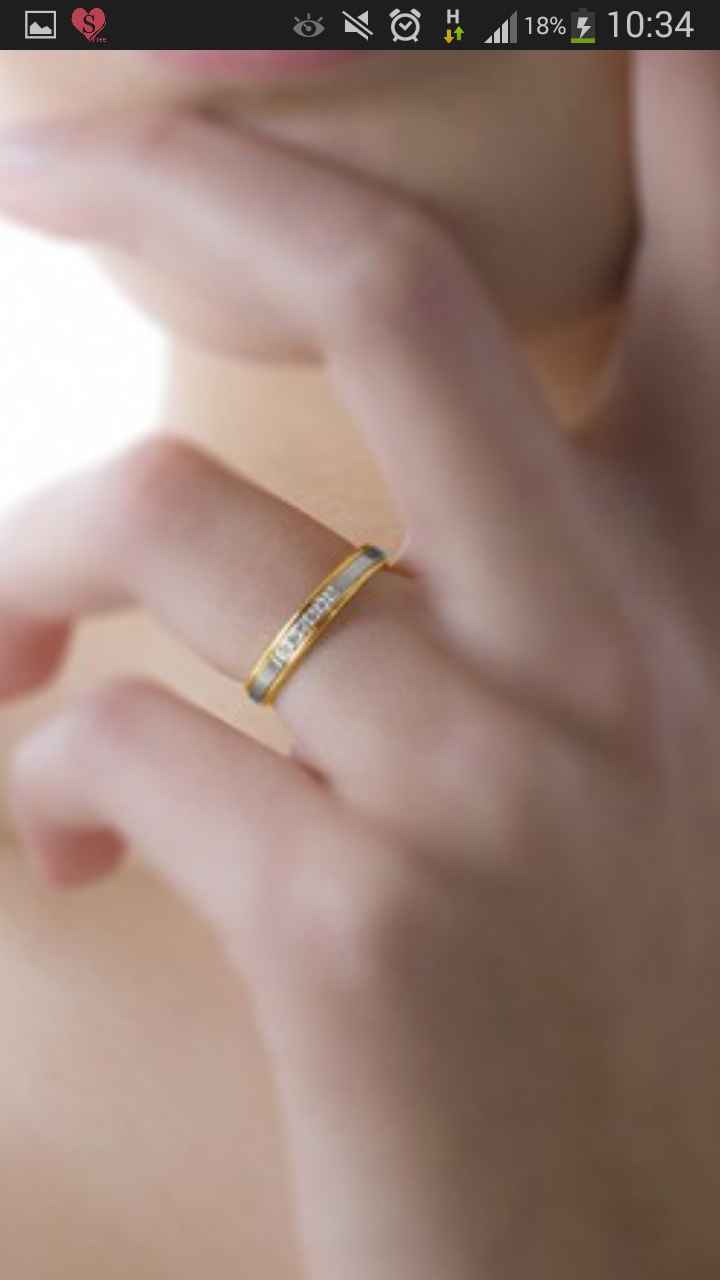 Fede bicolore con diamanti: si o no? - 1