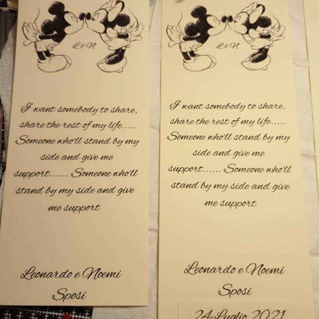 Avete già scelto il segnaposto? 5