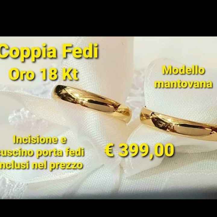 Fedi nuziali. - 1