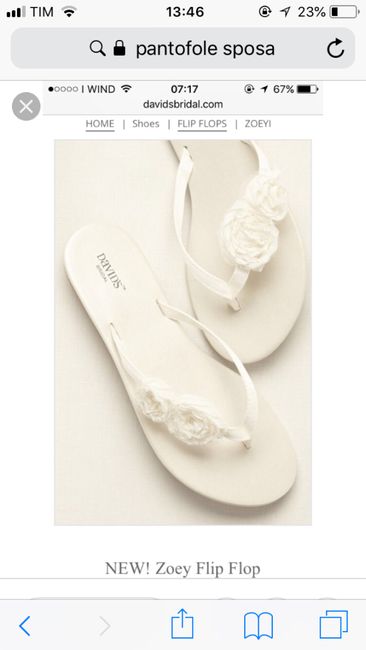 Scarpe vestaglia sposa - 1