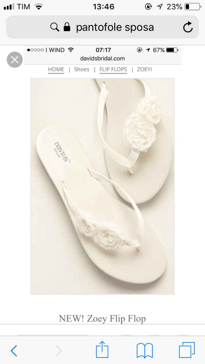 Scarpe vestaglia sposa - 1