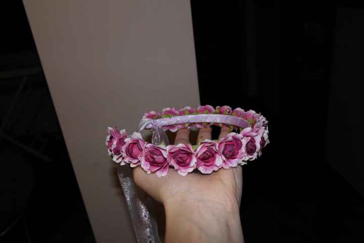 coroncina di fiori per damigelle bambine 