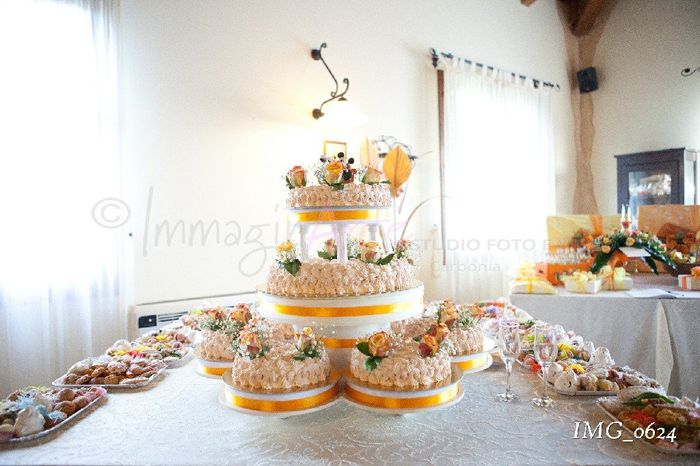 Bomboniere confettata torta - 5