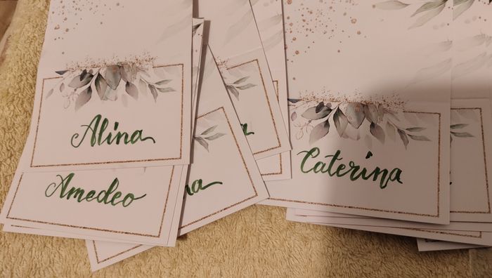 Segnaposto scritti a mano 2