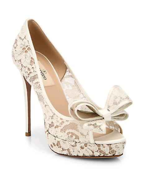 Scarpe sposa in pizzo