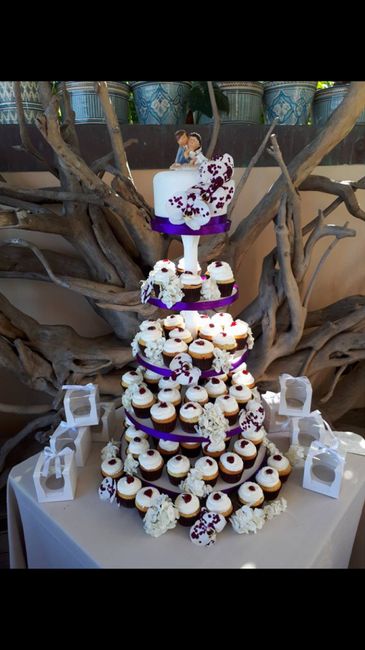 Nozze in viola! 💜 la torta nuziale 💜 - 1