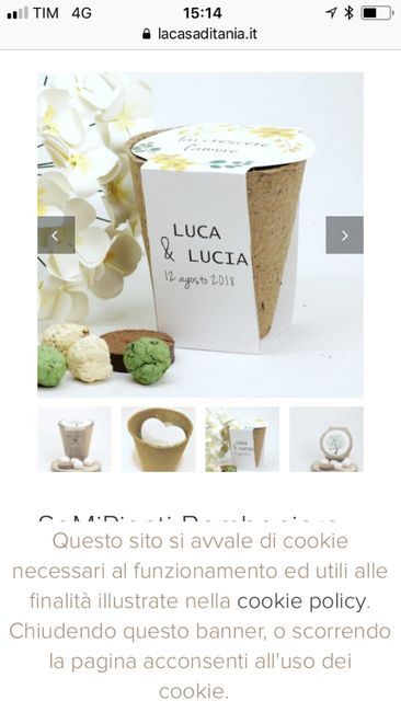 Idee regalo per invitati - 2