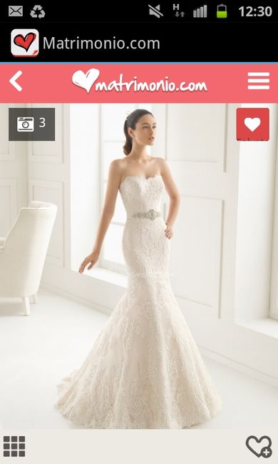 Abito da sposa in pizzo - 1