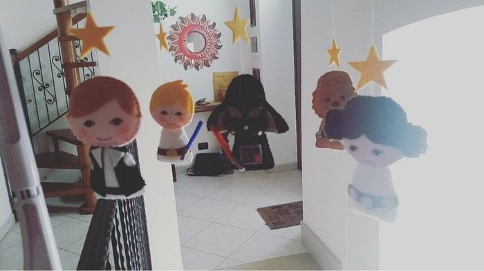 Dettagli giostrina star wars