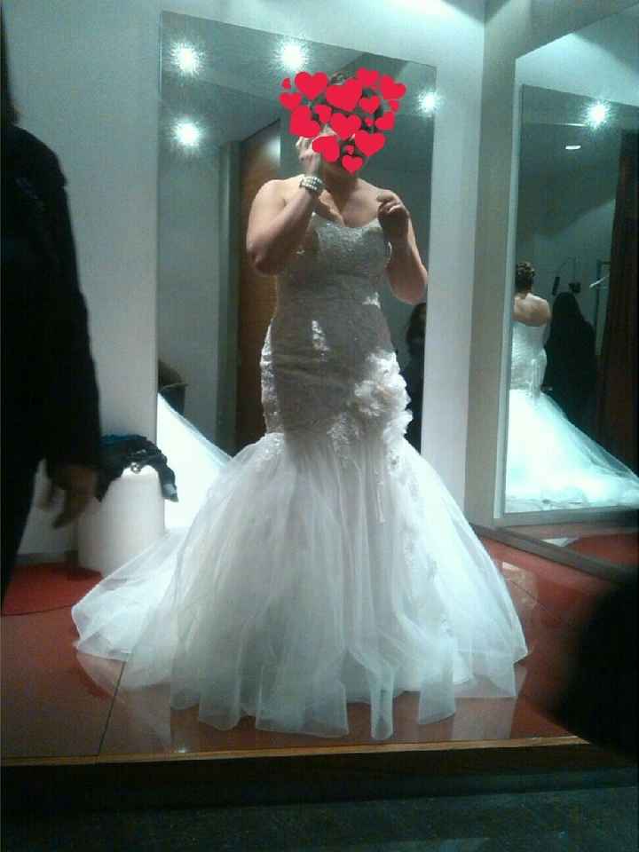 Mezza sirena o sirena con gonna ampia per spose non alte - 1