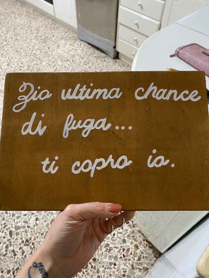 Cartello di benvenuto fatto ✔️ - 2