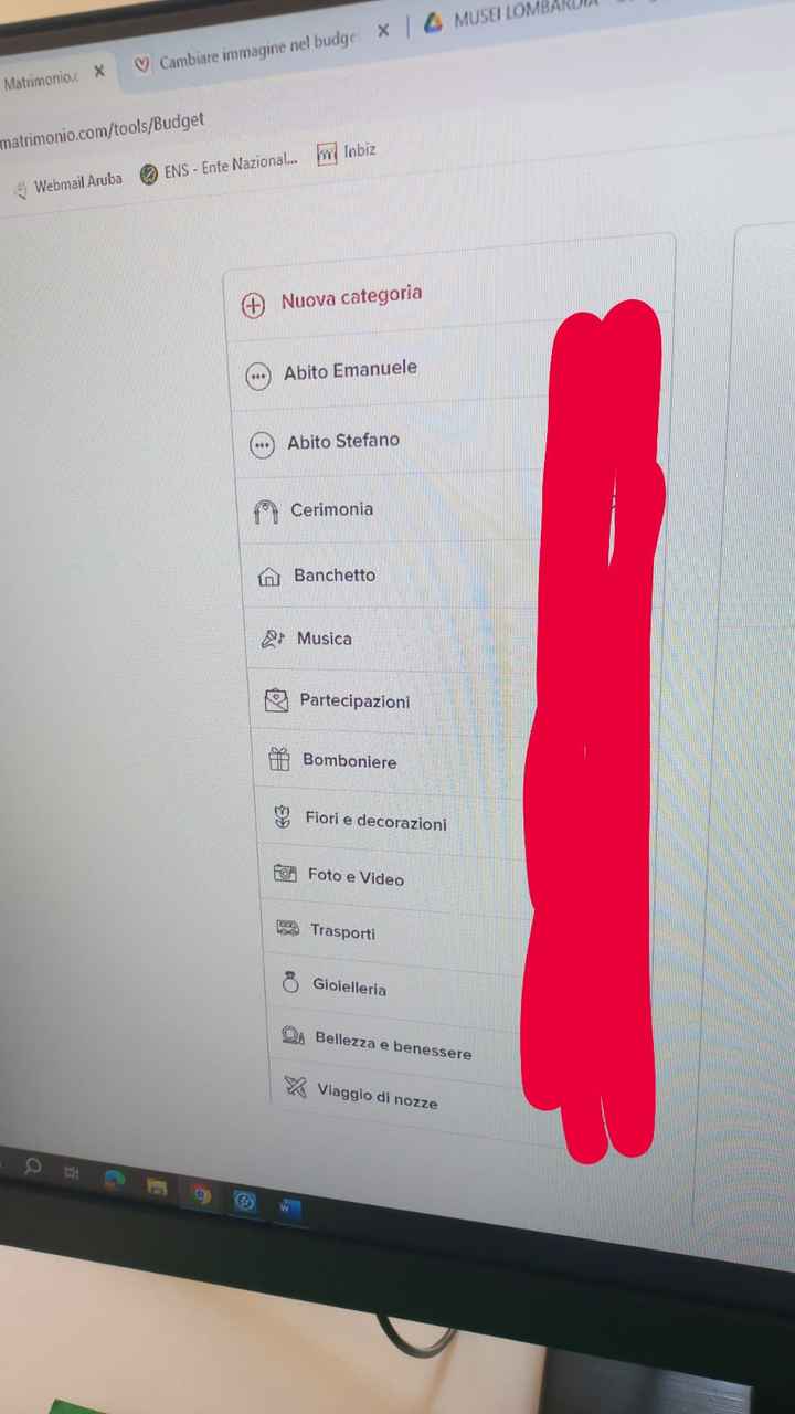 Cambiare immagine nel budget - 1