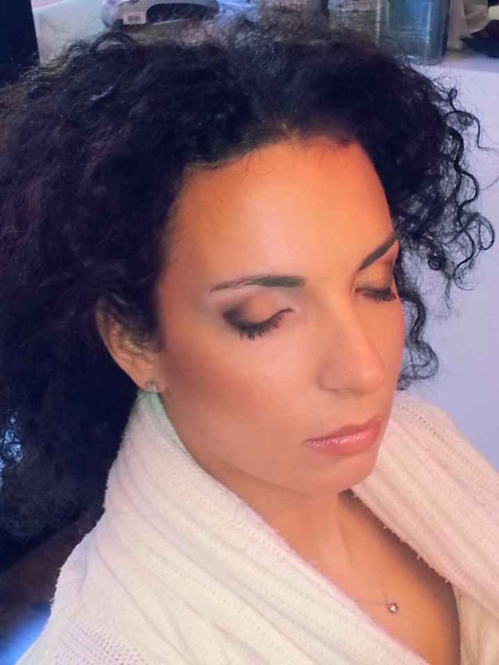 Trucco per spose con occhi castani - 1