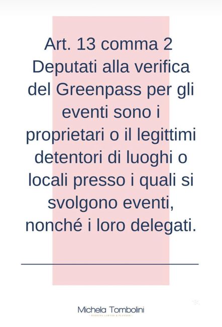 Green pass chiarimento - 1
