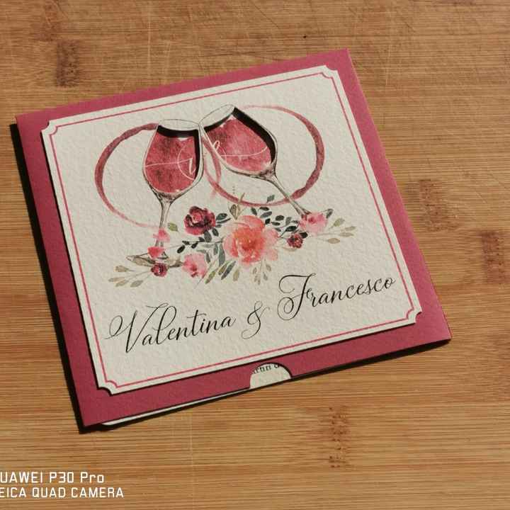 Partecipazioni handmade pronte - 1